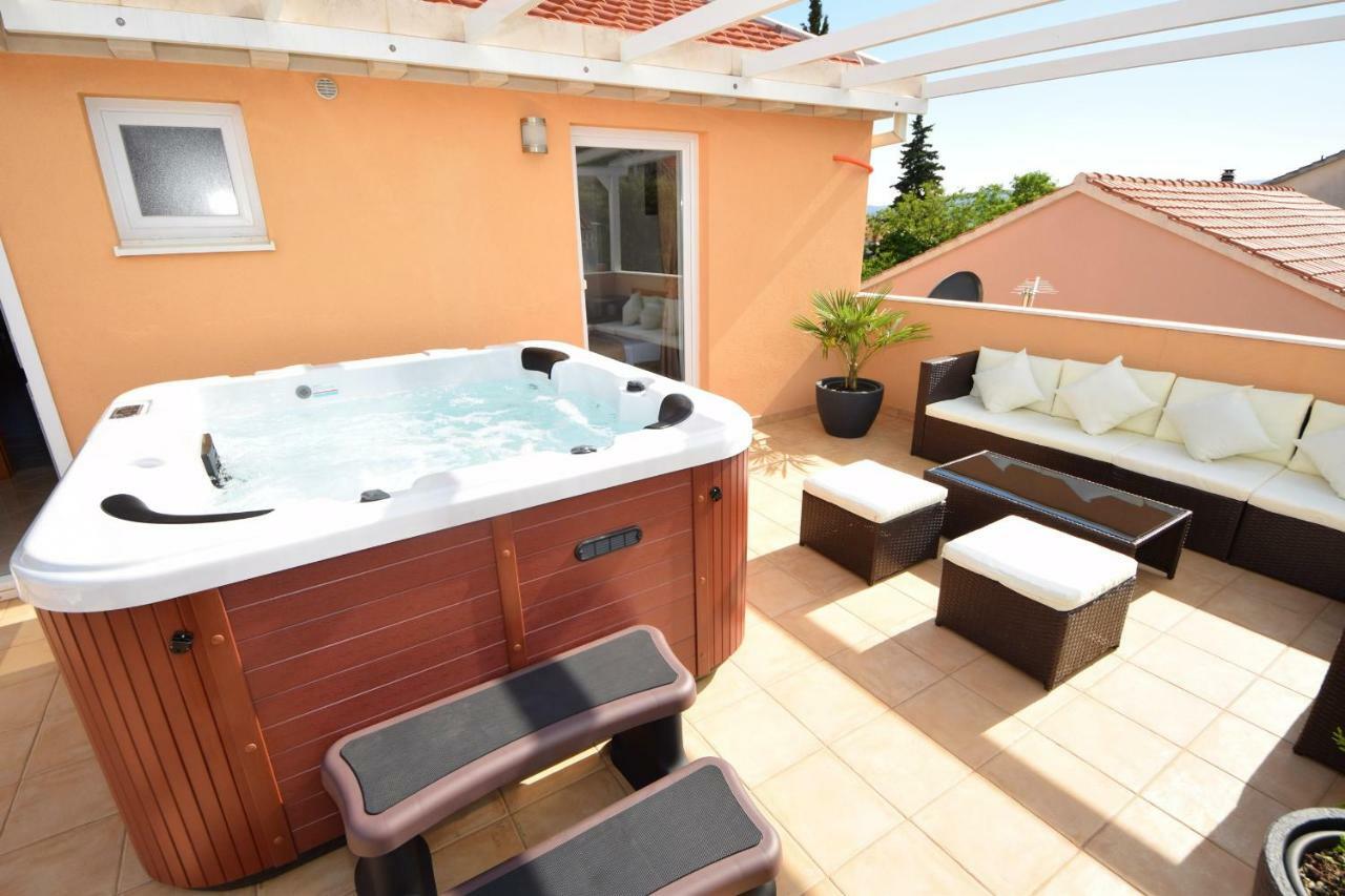 Luxury Penthouse With Jacuzzi In Orebić Exterior foto