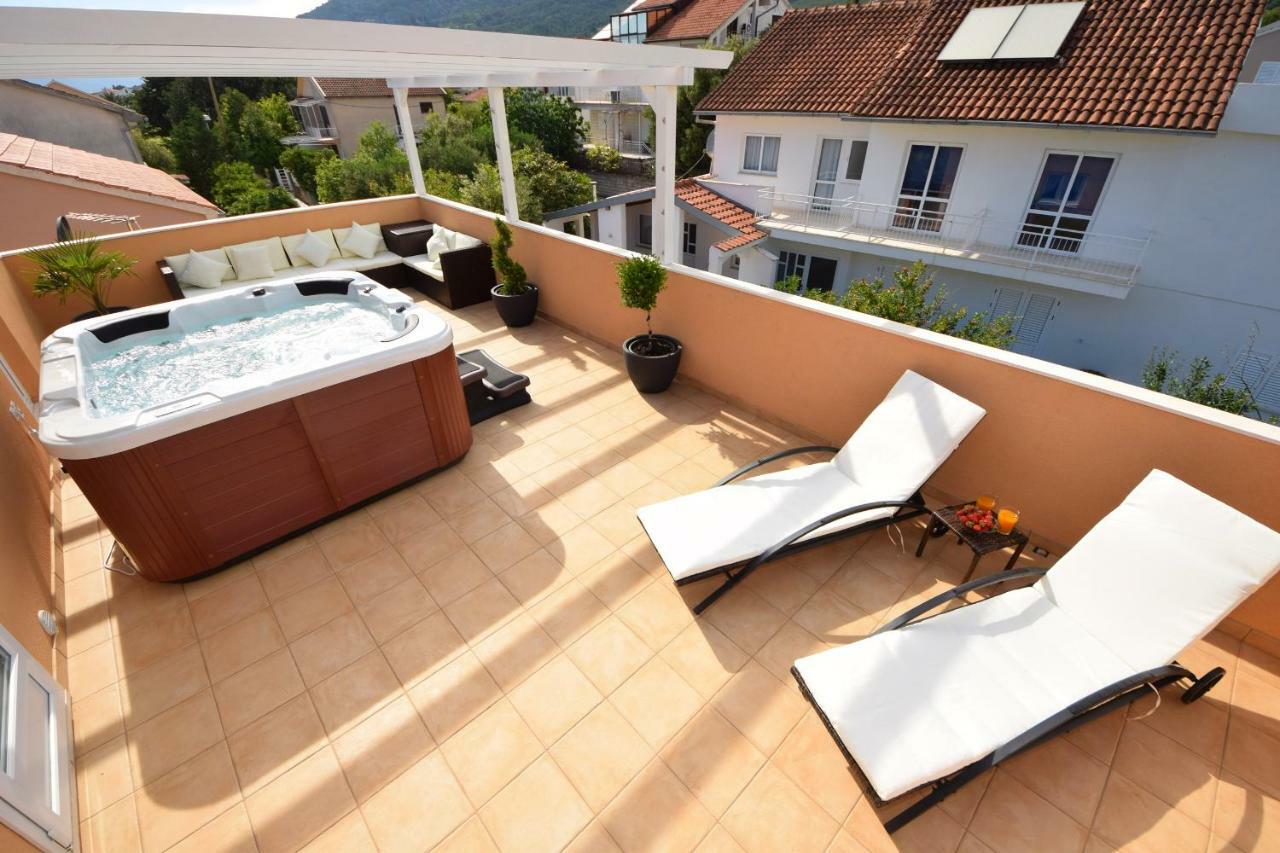 Luxury Penthouse With Jacuzzi In Orebić Exterior foto